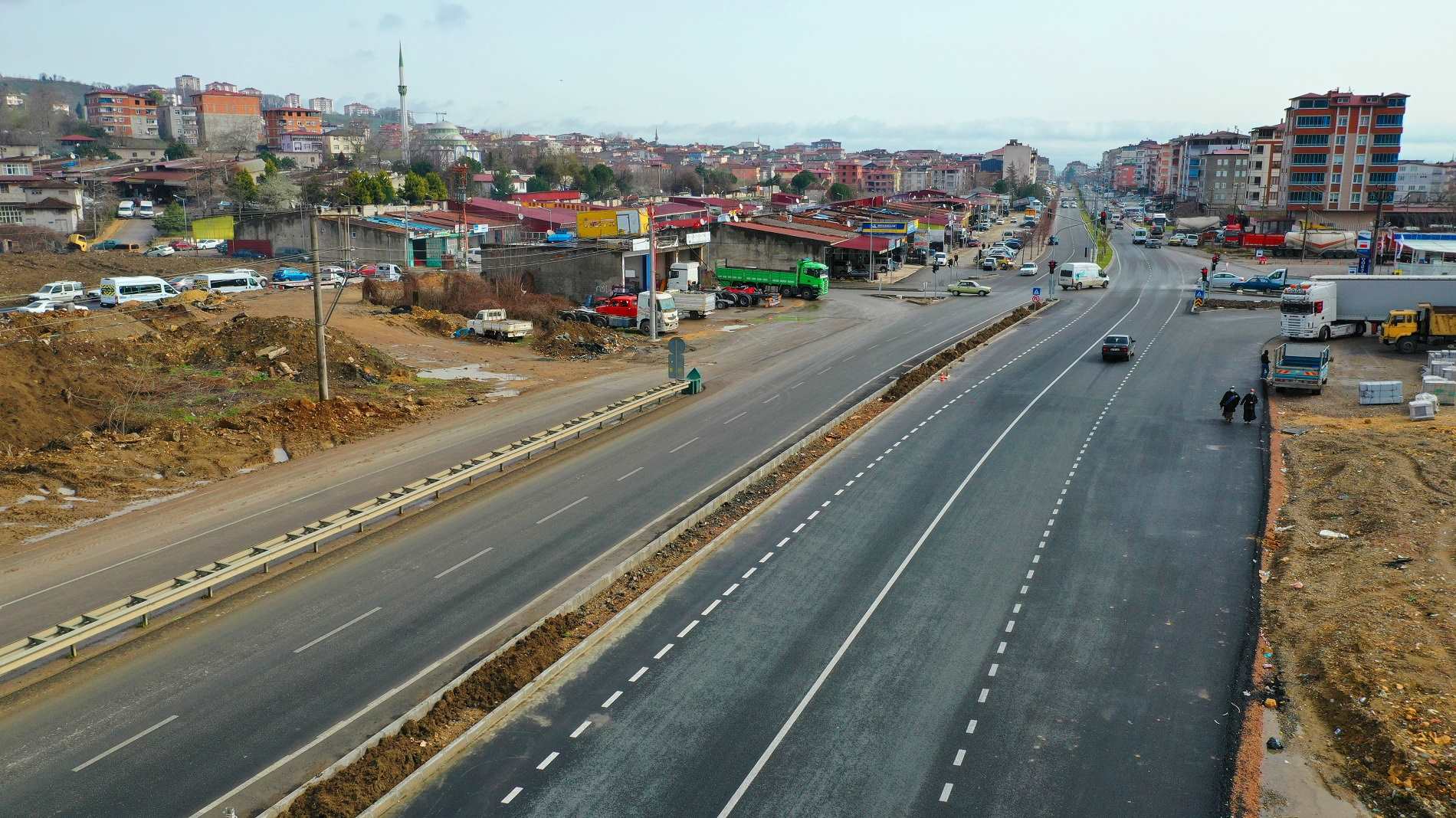 ÜNYE SANAYİ KAVŞAĞI ARTIK DAHA GÜVENLİ